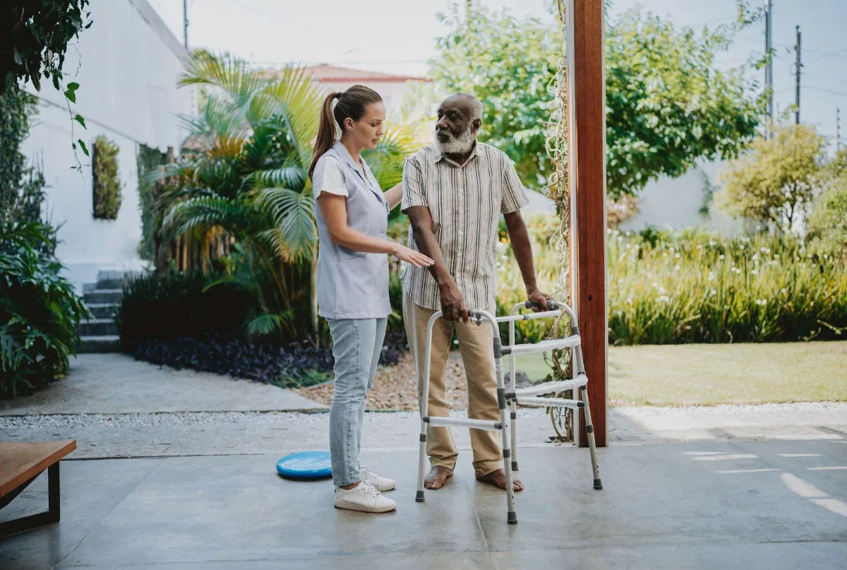 Home physiotherapy procedure - assessment and exercises